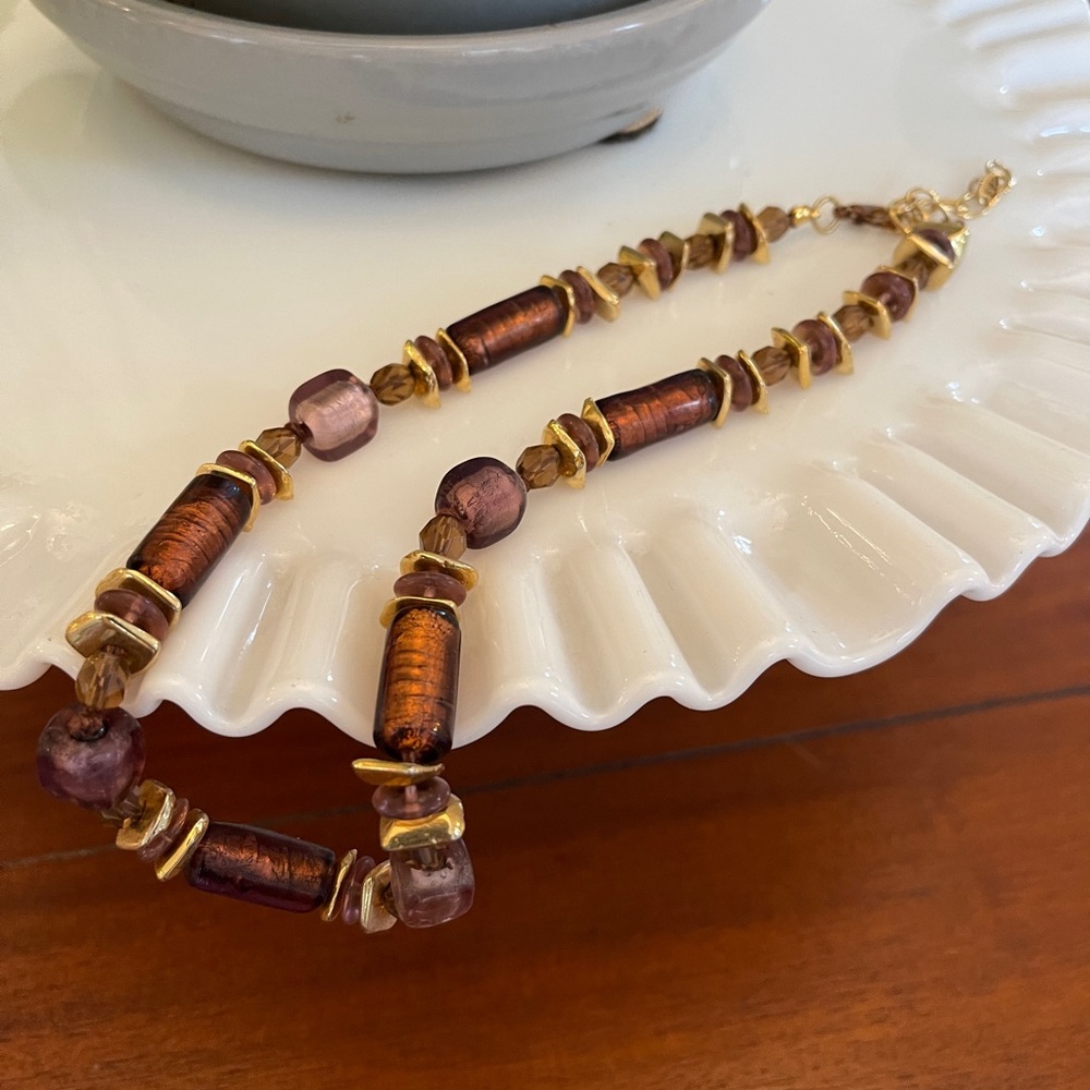 Ladybeads vintage necklace